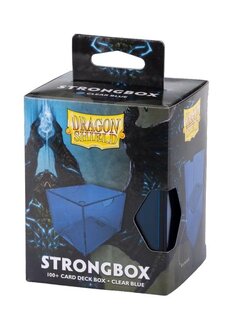Deck Box Dragon Shield Strongbox Clear Blue (100ct)
