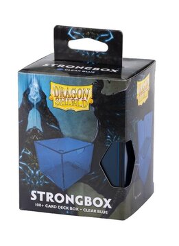 Deck Box Dragon Shield Strongbox Clear Blue (100ct)