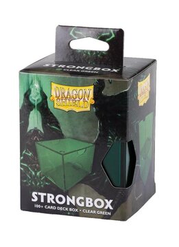 Deck Box Dragon Shield Strongbox Clear Green (100ct)