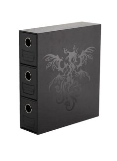 Dragon Shield Card Fortress 3 Drawers Black