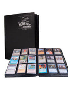 9 Pocket Mega Monster Black Matte Binder
