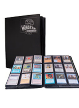 9 Pocket Mega Monster Black Matte Binder