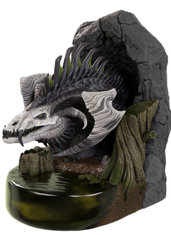 DND Bookends Black Dragon
