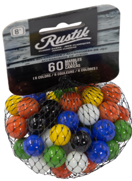Rustik Recharges Dames Chinoises/Pachisi/ Tock - 60 Billes