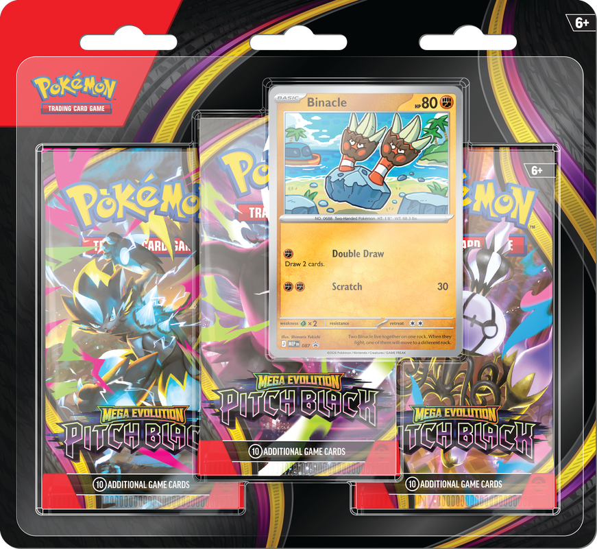 Pokemon ME05 Pitch Black 3Pk Blister (EN)