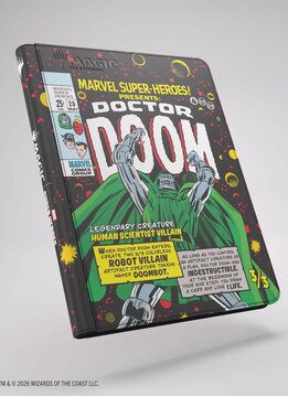 Binder: MTG Marvel Super Heroes: Zip-Up Album 18-Pkt: Doc Doom