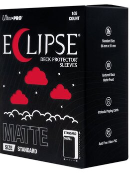 Sleeves: Eclipse: Matte: Standard Size: Apple red (105)