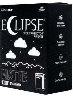 Sleeves: Eclipse: Matte: Standard Size: Arctic White (105)