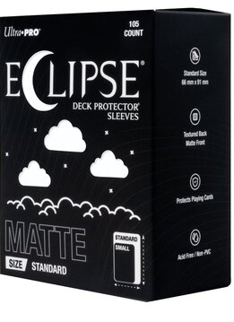 Sleeves: Eclipse: Matte: Standard Size: Arctic White (105)