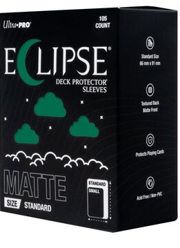 Sleeves: Eclipse: Matte: Standard Size: Forest Green (105)