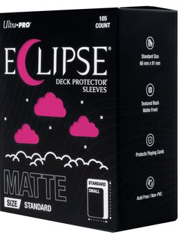 Sleeves: Eclipse: Matte: Standard Size: Hot Pink (105)