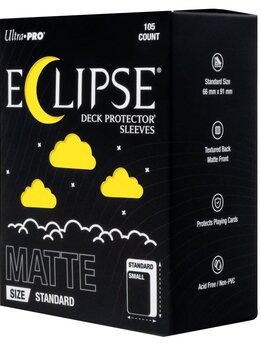 Sleeves: Eclipse: Matte: Standard Size: Lemon Yellow (105)