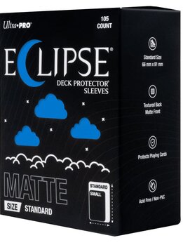 Sleeves: Eclipse: Matte: Standard Size: Pacific Blue (105)