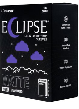 Sleeves: Eclipse: Matte: Standard Size: Royal Purple (105)