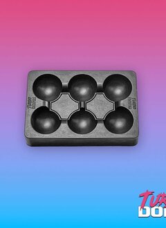 Turbo Dork: Small Black Non-Stick Silicone Dry Palette