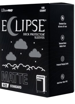 Sleeves: Eclipse: Matte: Deck Protector: Standard Size: Smoke Grey (105)