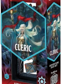 D&D Adventure Dice Cleric: Light Blue/Red
