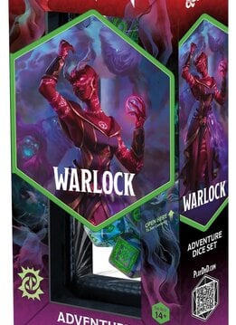 D&D Adventure Dice Warlock: Green/Purple