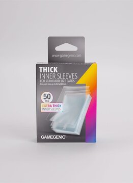 Sleeves: Gamegenic: Thick Inner Sleeves (50)  (Repackaging)