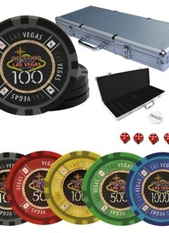 12323 Poker chips set 500 pcs Las Vegas Series