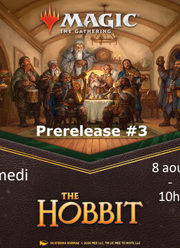 Inscription à l'événement : MTG The Hobbit-  Prerelease #3 -  Samedi 8 aout à 10h00 AM