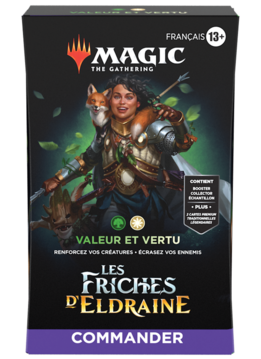 MTG Wilds Of Eldraine Commander: Valeur Et Vertu (FR)