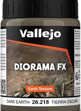Vallejo: Diorama Earth Textures Dark Earth 200ML