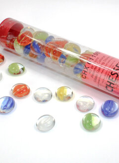 Glass Stones Catseye Mixed Colors Tube