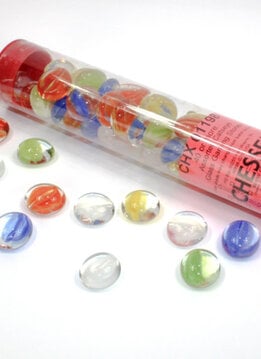 Glass Stones Catseye Mixed Colors Tube