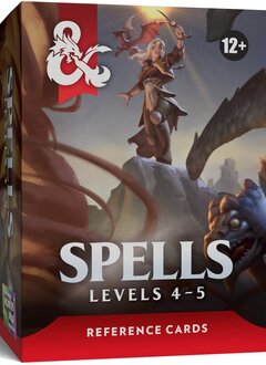 D&D Rpg Reference Cards Spells 3 (Levels 4-5) (EN)