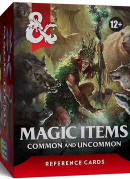 D&D Rpg Reference Cards Magic Items Common And Uncommon (EN)