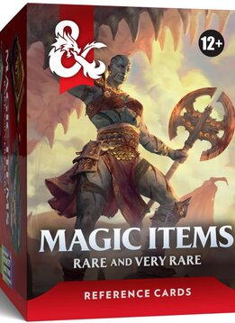 D&D Rpg Reference Cards Magic Items Rare And Very Rare (EN)