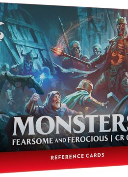 D&D Rpg Reference Cards Monsters Fearsome And Ferocious