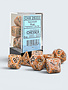 25933 - Speckled Rust/black 12mm D6 Set