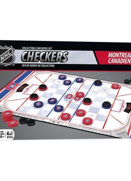 NHL Montreal Canadiens Checkers Set