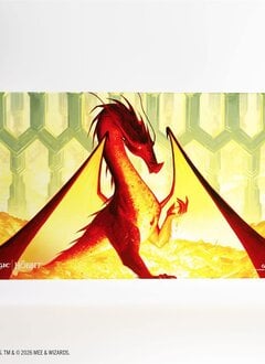 Shiny Playmat: MTG The Hobbit - Smaug the Golden