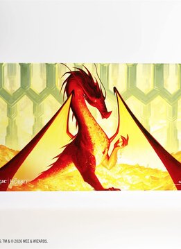 Shiny Playmat: MTG The Hobbit - Smaug the Golden