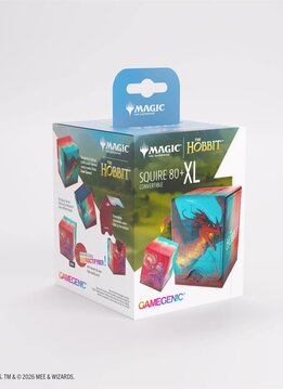 Deck Box: MTG The Hobbit: Squire XL The Arkenstone/Smaug, Wicked Worm (80 ct)