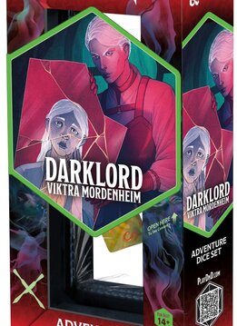 D&D Adventure Dice Darklord: Viktra Mordenheim 7-die Set