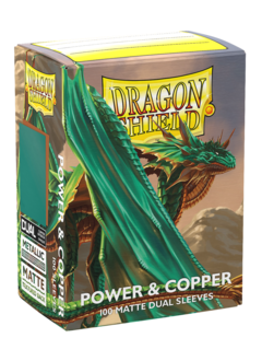 Dragon Shield Sleeves Dual Matte Power And Copper (100ct)