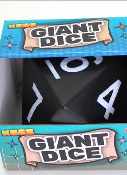 Foam Dice D8 black