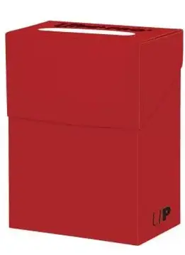 Deck Box: PRO 80+: Solid Color: Red (80 ct)