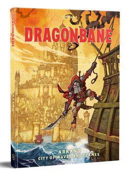 Dragonbane Rpg Arkand City Of Waves And Flames (HC) (EN)