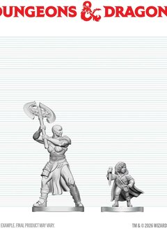 D&D Unpainted Minis Wv29 Goliath Barbarian & Halfling Rogue