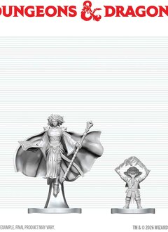D&D Unpainted Minis Wv29 Gnome Warlock & Aasimar Wizard