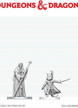 D&D Unpainted Minis Wv29 Cultist Of Bhaal & Cultist Of Myrkul