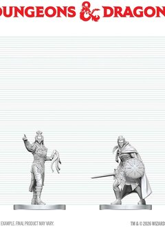 D&D Unpainted Minis Wv29 Drow Elite Warrior & Drow Priestess Of Lolth