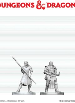 D&D Unpainted Minis Wv29 Town Guards