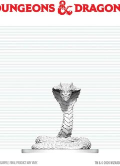 D&D Unpainted Minis Wv29 Guardian Naga