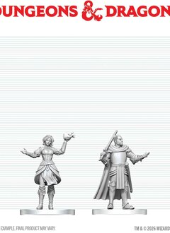 D&D Unpainted Minis Wv29 Knight & Mage Apprentice